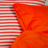 Cotton percale Bedding set- Cherry tomato